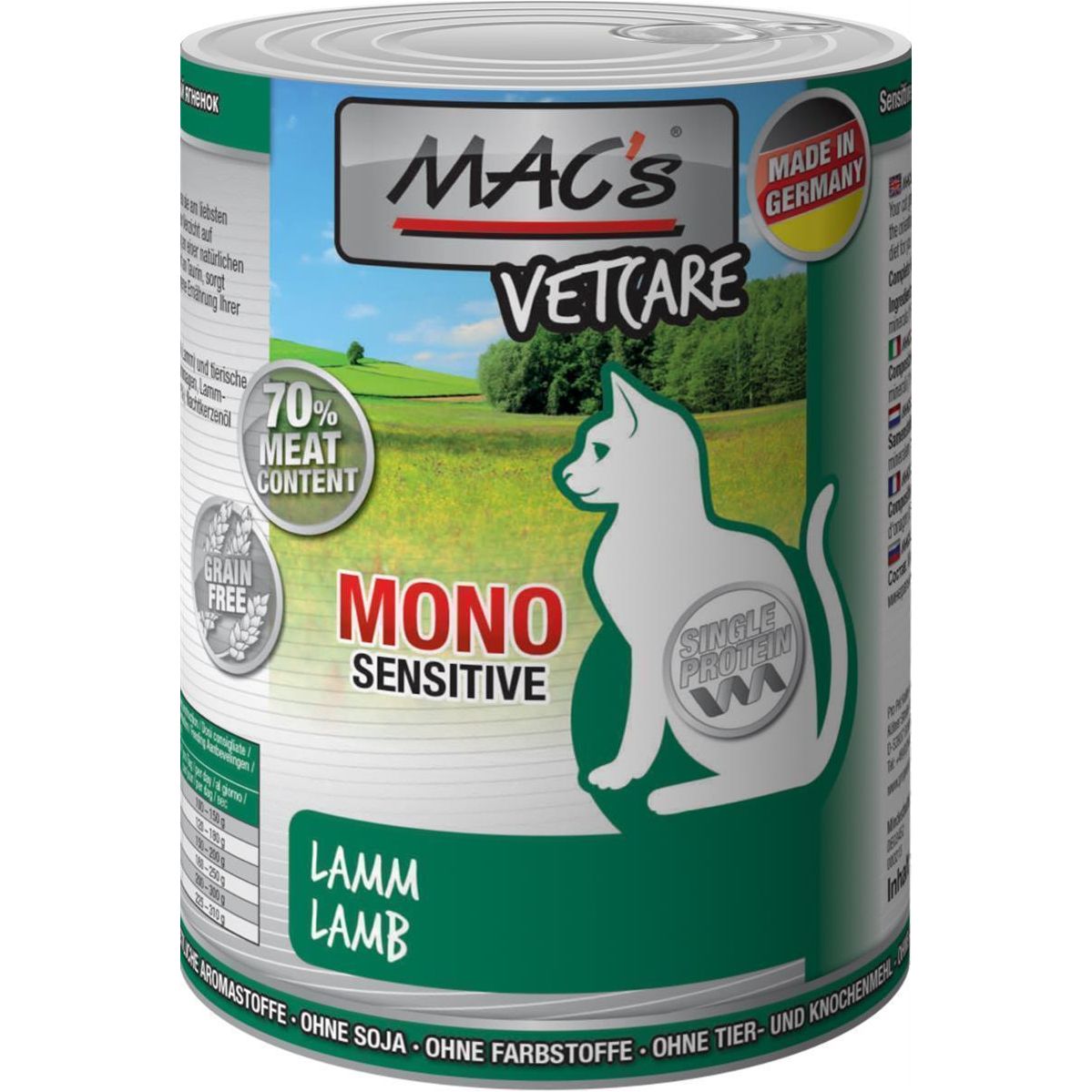 MAC's Cat Monoprotein Sensitive Lamm
